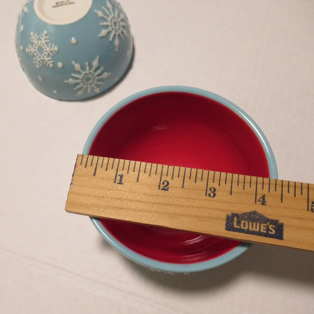 Hallmark Snowflake Bowl set